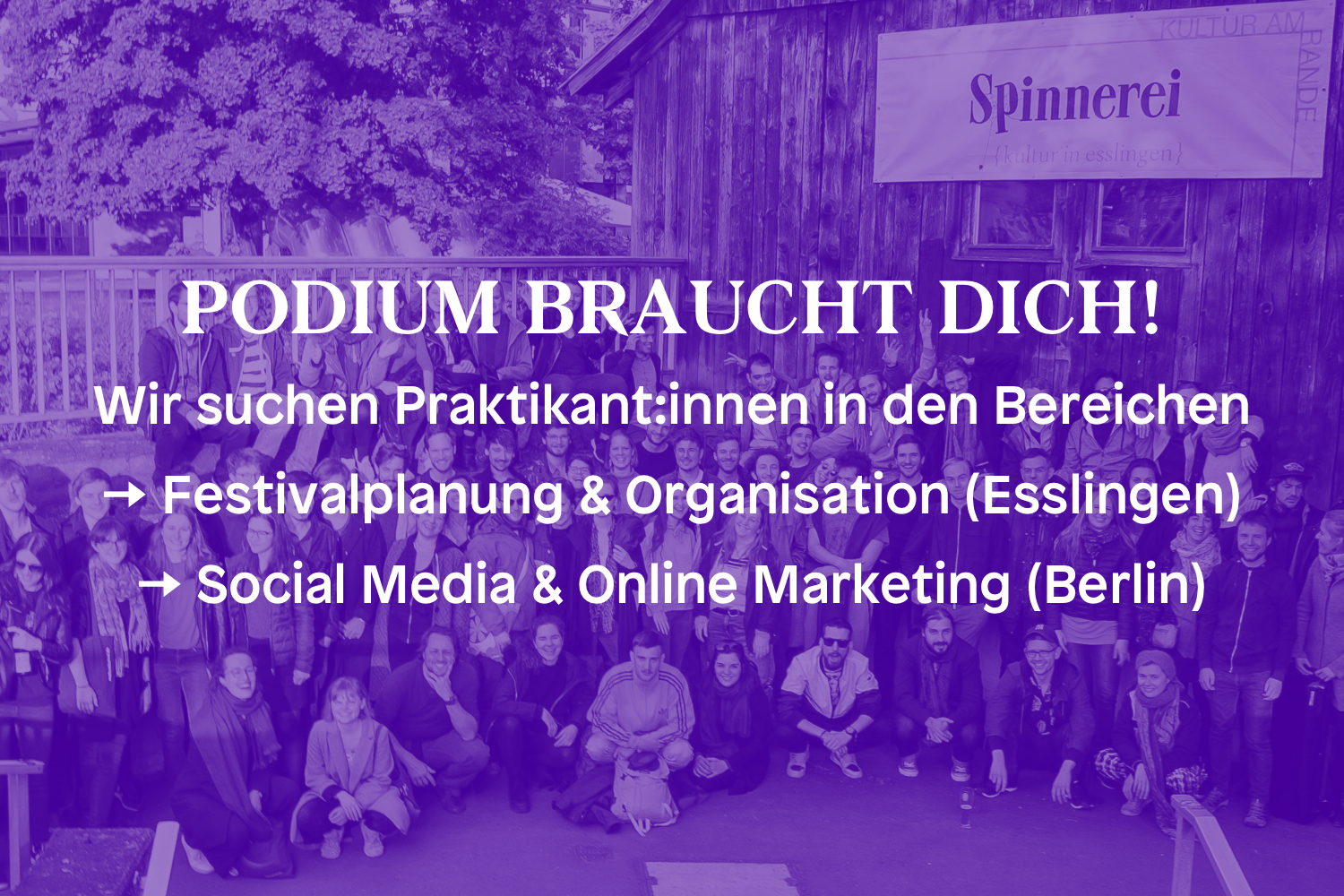 Bild - Praktikant:innen gesucht!