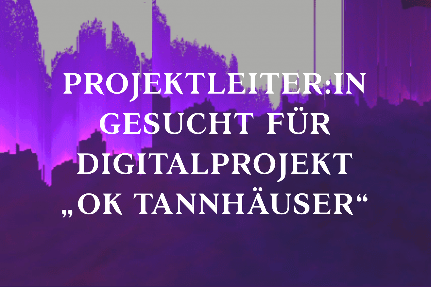 Bild - Projektleiter:in für Digitalprojekt gesucht! 